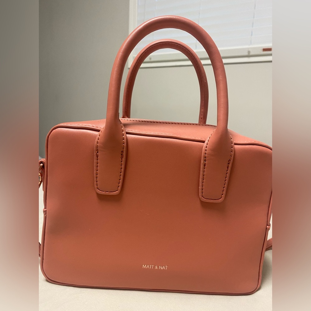 Pink/Orangey Matt & Natt Bag. In great condition only been used once.